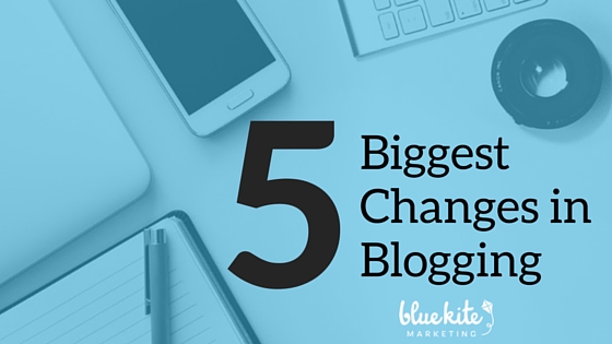 5 Biggest Changes in Blogging