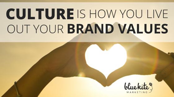 Culture is how you live out your brand values