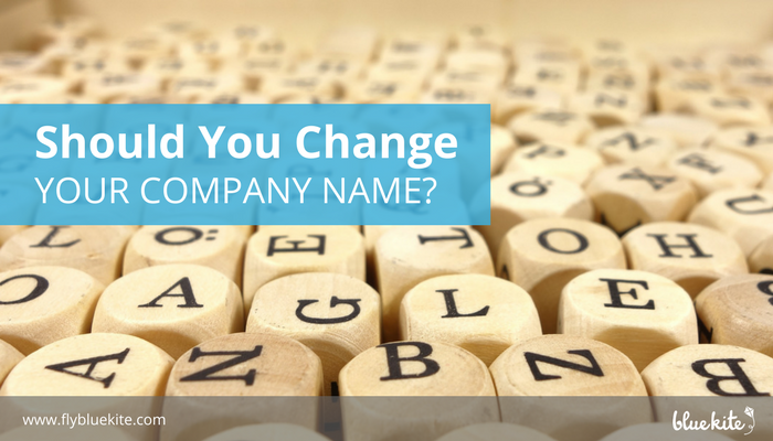 Should You Change Your Company Name