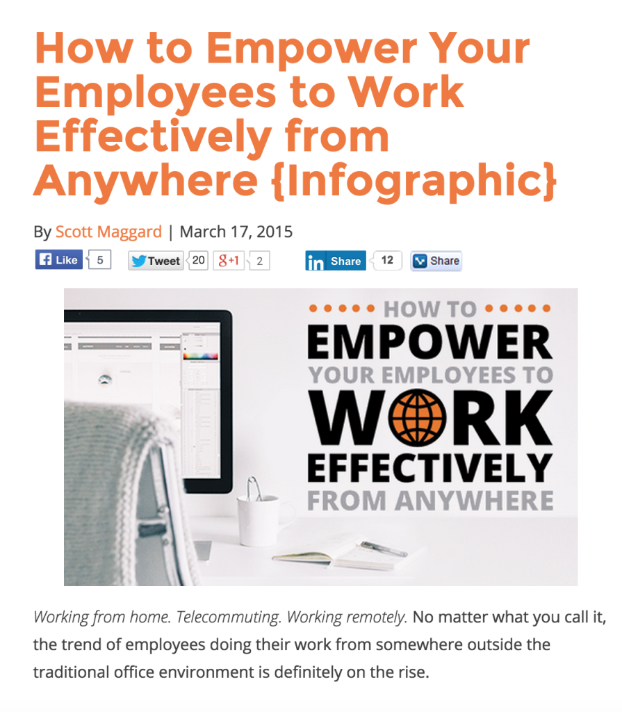  Empower employees to work from anywhere